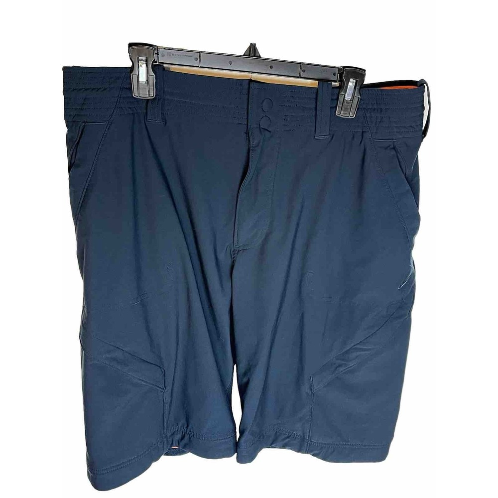 Nike Fit Dry Snap Closure‎ Mens Shorts Blue Size Large